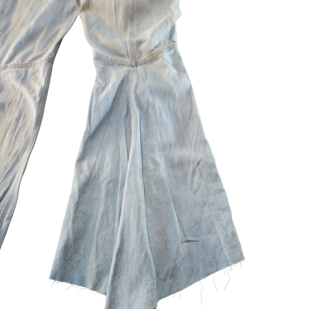 Free People We The Free Live Wire Flare Jeans Sample Light Wash 31 - Picture 6 of 9